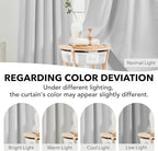 Deconovo Blackout Curtains, Thermal Insulated, W52 x L84 2 Panels, Back Tab - Image 3