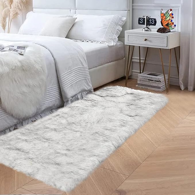Goolela Fluffy Faux Fur Runner Rug 2x6 - Image 2
