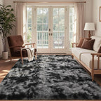 7x10 Ft Extra Large Shag Rugs for Living Room, Tie Dyed Ultra Soft Fluffy Furry - Image 2