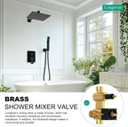 Longriver S200 Shower Faucet Set, Shower System Bathroom High Pressure