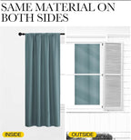 NICETOWN Greyish Blue Blackout Curtains Panels - Image 6