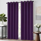Yakamok Purple Blackout Curtains - Image 2