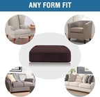 H.VERSAILTEX Velvet Stretch Couch Cushion Cover Plush Cushion Slipcover - Image 7