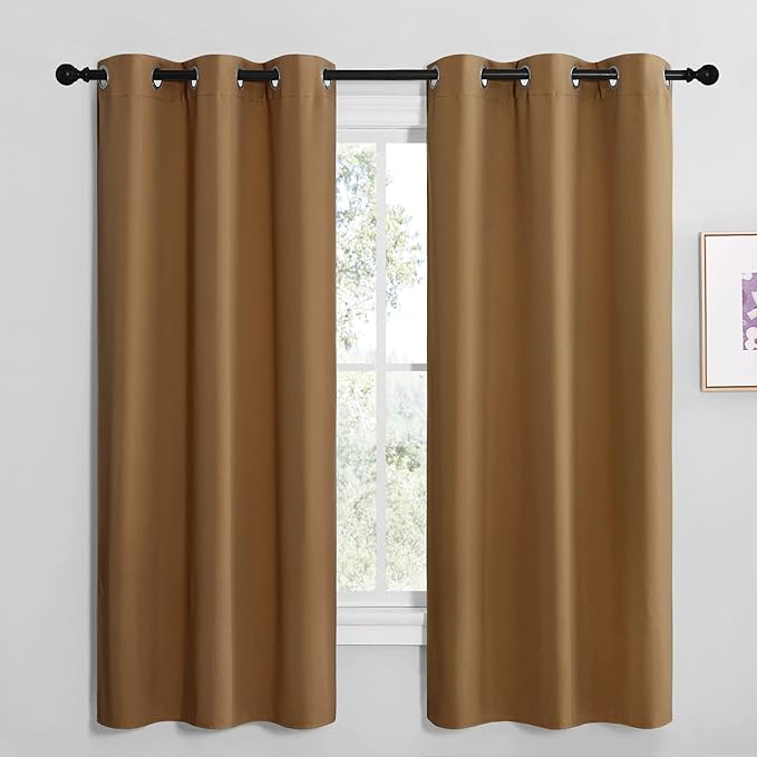 NICETOWN Sleek Blackout Curtains 68 inches Length by NICETOWN