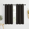 NICETOWN Toffee Brown Short Window Curtains by NICETOWN