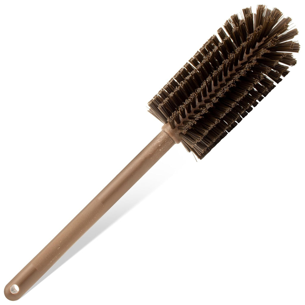 SPARTA Large Water Bottle Brush Ideal for Wide-Mouth Jars, Bottles and Tumblers, Dishwashing Tool with Handle for Home and Commercial Kitchens, Plastic, 16 Inches, Green