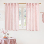 LAMIT 40 Inch Length Linen Curtains by LAMIT