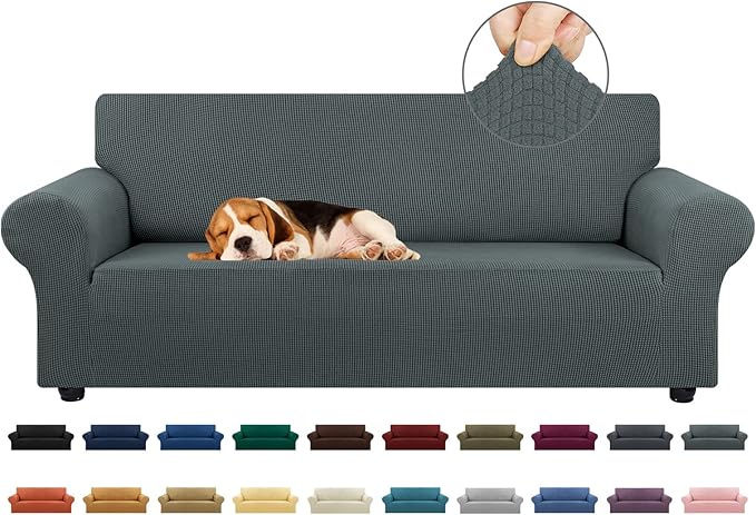 KEKUOU Stretch Sofa Cover Slipcover ，Couch Covers by KEKUOU