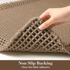 RESARE Waffle Bath Mat for Bathroom, Super Absorbent Bathroom Rugs Non Slip - Image 4