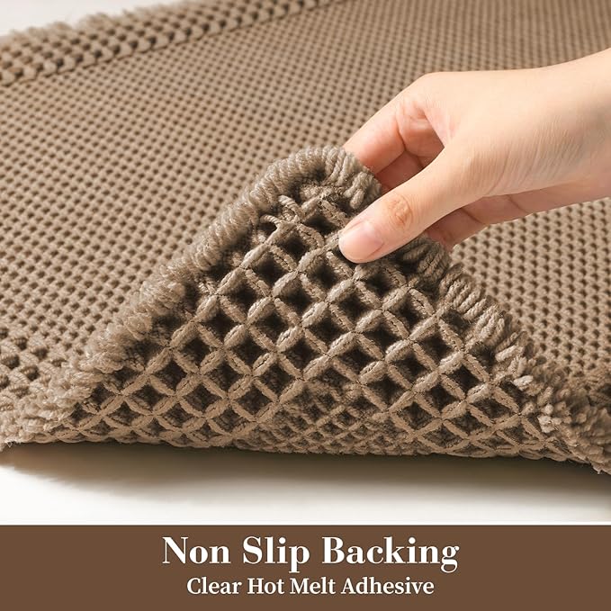 RESARE Waffle Bath Mat for Bathroom, Super Absorbent Bathroom Rugs Non Slip - Image 4