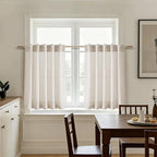 Nanspring 30 Inch Long Beige Curtains - Image 7