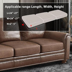 Leather Look Couch Cushion Covers Sofa Seat Slipcovers Sets Couches Furniture - Image 3