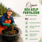 Organic Succulent Fertilizer, 2oz Makes 12 Gallons, Liquid Kelp Plant Food
