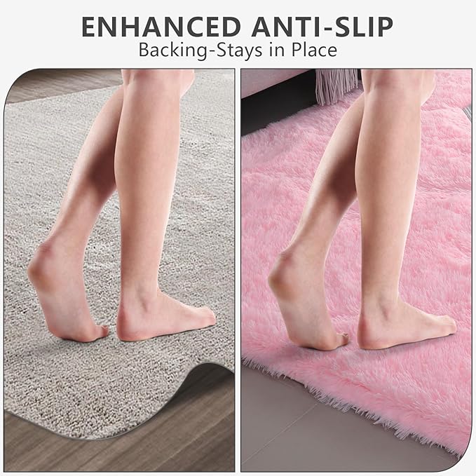 Shag Area Rugs for Bedroom Living Room, Ultra Soft Fluffy Area Rugs for Dorm - Image 5