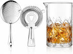 Cocktail Mixing Glass with Strainers Set
