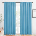 NICETOWN Window Curtains Blackout Drapes, Teal Blue, 1 Pair, 52 by 84-Inch by NICETOWN