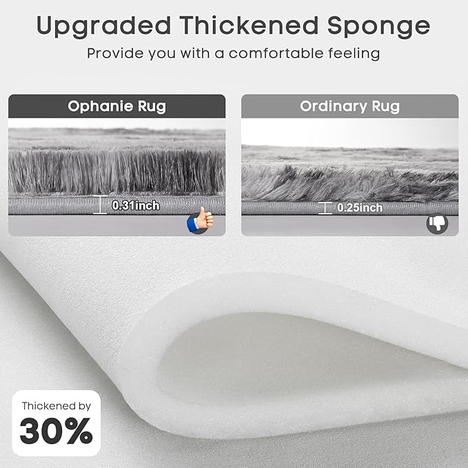 Ophanie Tie-Dyed Grey&White 8x10 Area Rugs - Image 5