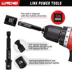 48 Piece 1/4" Mini Socket Ratchet Wrench Set, Metric Shallow(4-14mm)