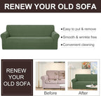 U-NICE HOME Oversized Stretch Loveseat Couch Cover Sofa Covers Washable Sofa - Image 5