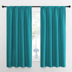 NICETOWN RV Blackout Curtains for Camper Windows, Peacock Blue, Short Blackout by NICETOWN
