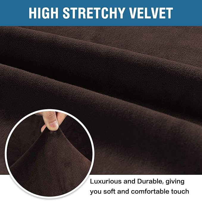 H.VERSAILTEX Stretch Velvet Sofa Covers - Image 3