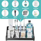 Toothbrush Holder for Bathroom Countertop - 7 Slots 1 Min Drying Organizer