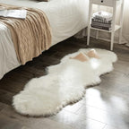 MIULEE Luxury Super Soft Fluffy Area Rug Faux Fur Sheepskin Rug Decorative by MIULEE