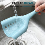 2Pack Meat Chopper Mincing Spatula, Silicone Grinder for Ground Beef
