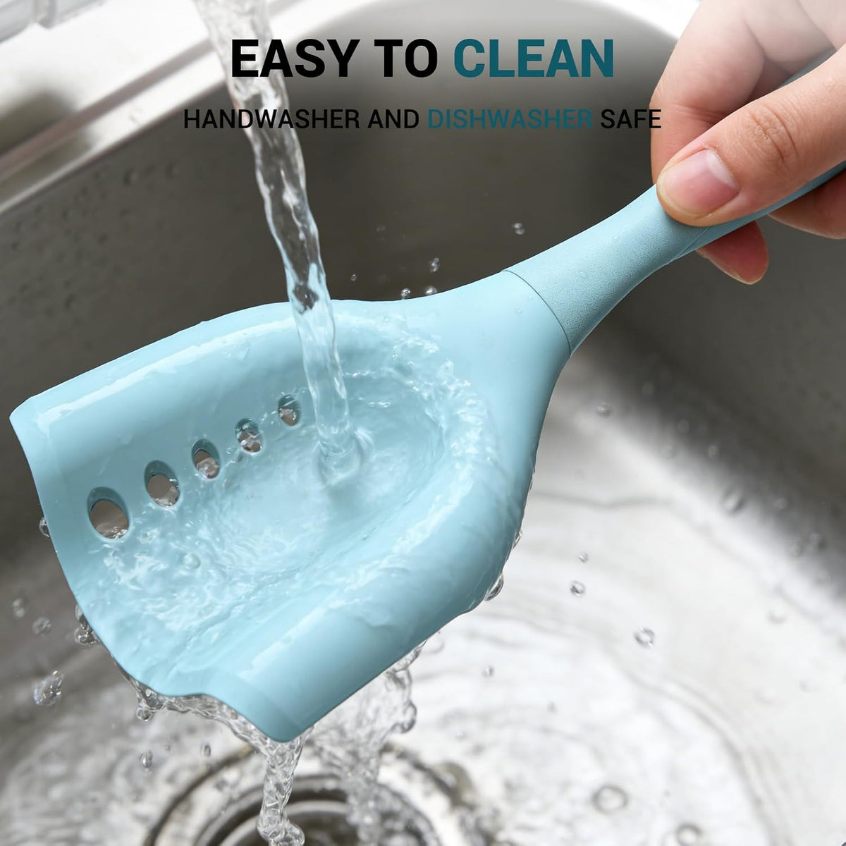 2Pack Meat Chopper Mincing Spatula, Silicone Grinder for Ground Beef