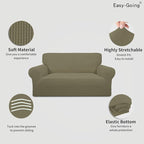 Easy-Going Stretch Loveseat Slipcover 1-Piece Sofa Cover Furniture Protector - Image 3