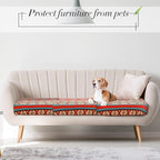 Newwiee 8Pcs Patio Cushion Covers Stretch Outdoor Cushion Cover Replacement - Image 6