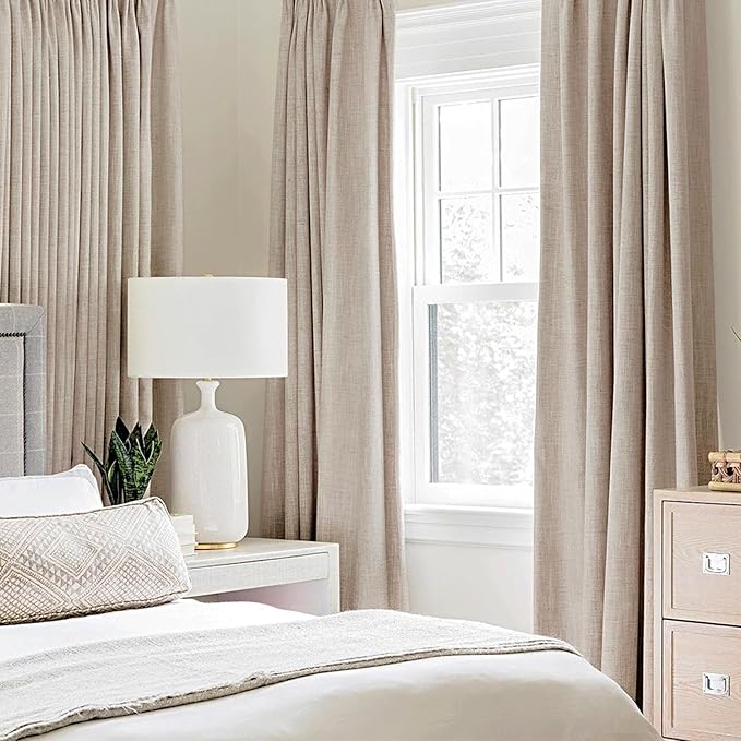 MIULEE 100% Blackout Textured Curtains - Image 2