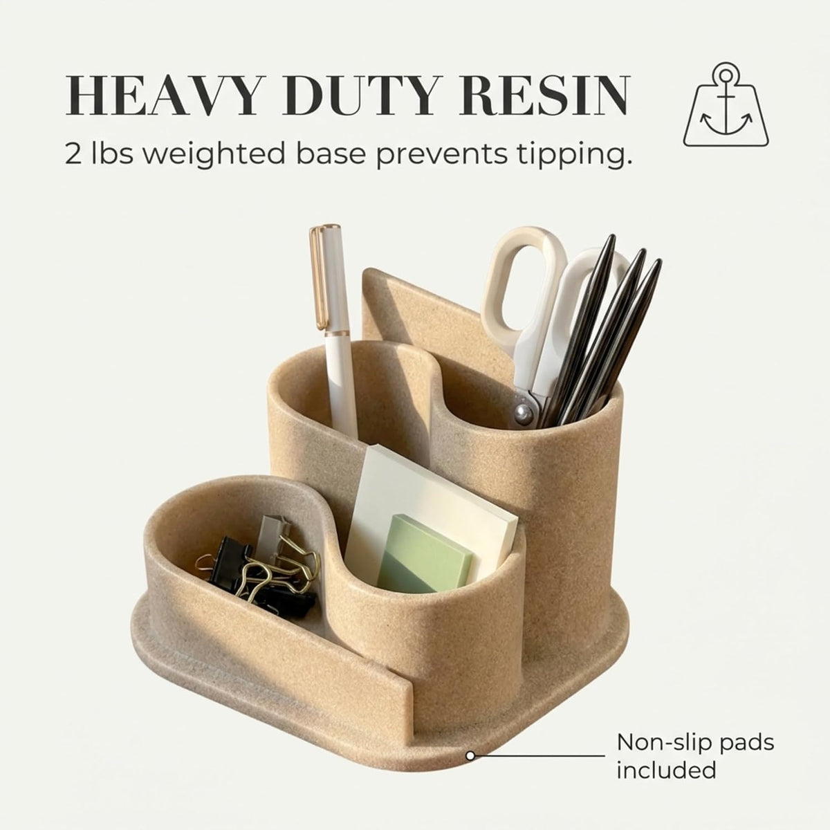 Aesthetic Desk Organizer - Modern Desk Accessories - Boho Pen Holder