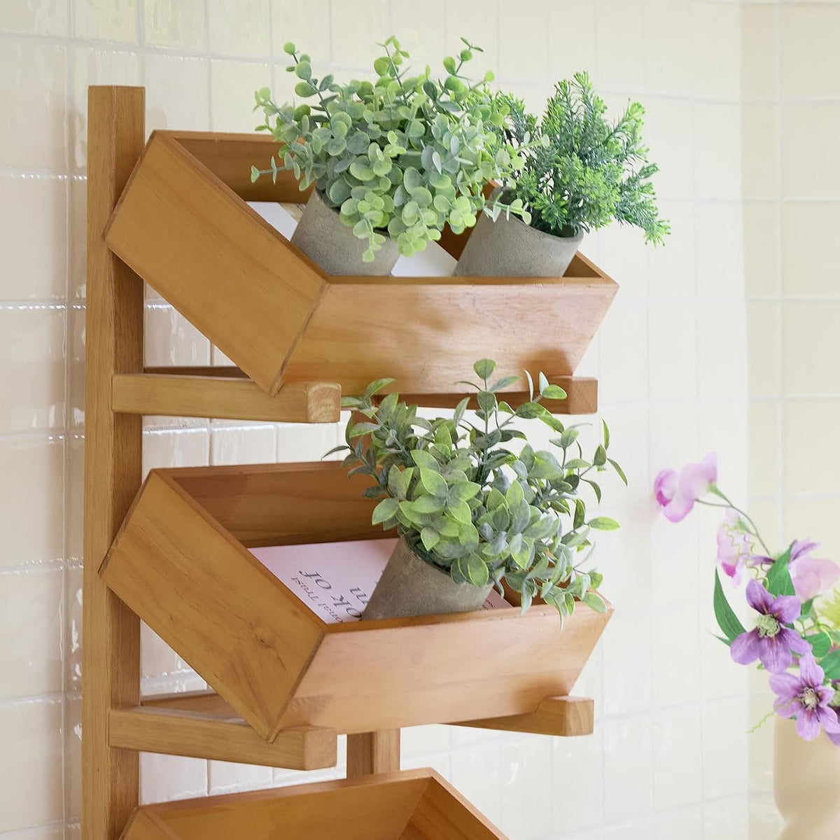 3 Pack Fake Plants Small Potted Artificial Plant for Desk Shelf Decor