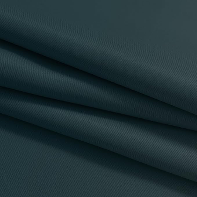 Yakamok Greyish White and Stone Blue Ombre Curtains, Light Blocking Curtains - Image 7