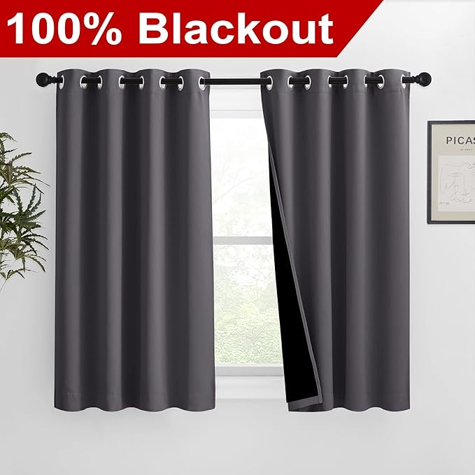 NICETOWN 100% Blackout Curtains - Image 2