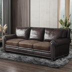 Leather Look Couch Cushion Covers Sofa Seat Slipcovers Sets Couches Furniture - Image 8