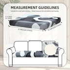 8Pcs Stretch Patio Cushion Covers, Outdoor Couch Covers Replacement, Outdoor - Image 2