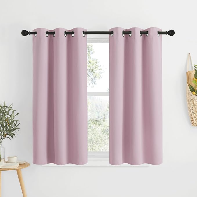 NICETOWN Room Darkening Short Curtains by NICETOWN