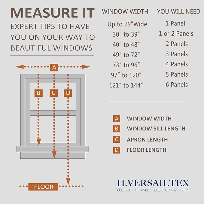 H.VERSAILTEX Blackout Patio Curtains 100 x 96 Inches - Image 7