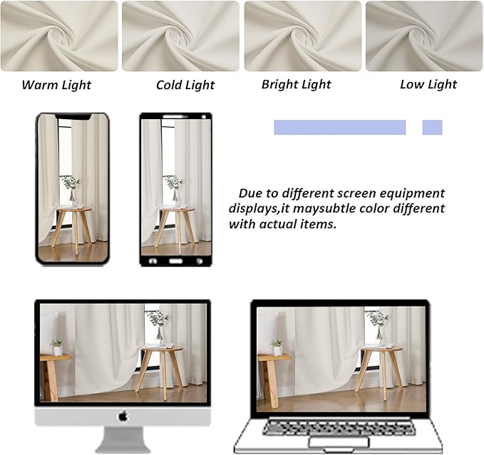 Simplebrand Natural Blackout Curtains - Image 8