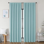 Simplebrand Ava Aqua Blackout Curtains by Simplebrand