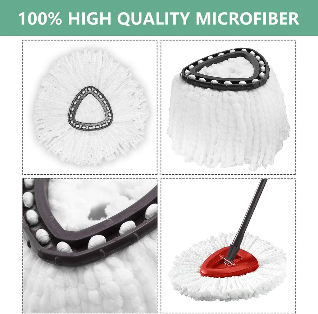 Spin Mop Head Replacement for O-Cedar EasyWring, 10 Pack