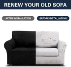 Cupuamon 2026 New Stretch Loveseat Sofa Slipcovers Couch Cover - Image 5