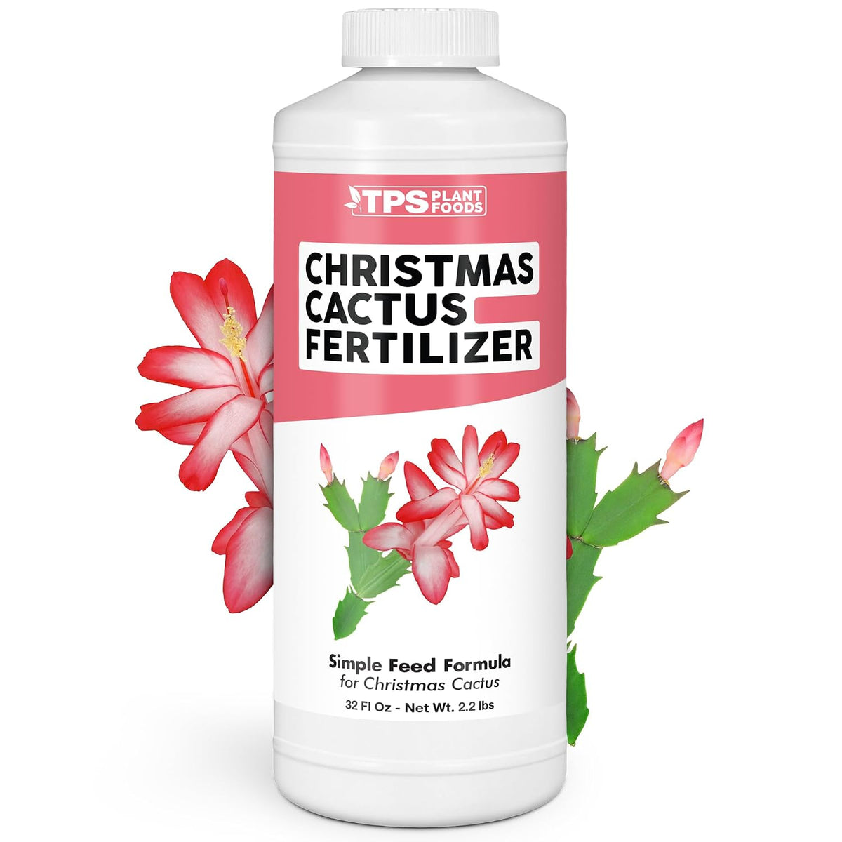 Christmas Cactus Fertilizer - Liquid Plant Food for More Blooms, 8 oz