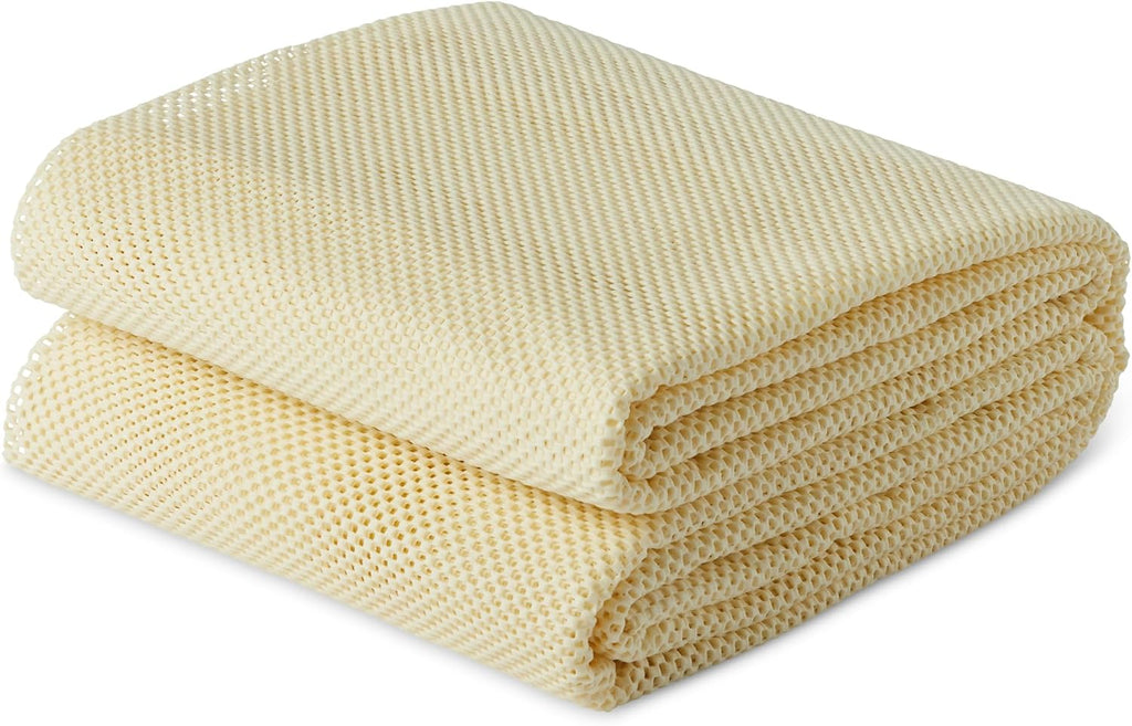 Amazon Basics Non-Slip Rug Pad, Keep Area Rugs Safe in Place, Slip and Skid Resistant Pads for Tile and Hardwood Floors, Protect Floors from Wear and Tear, Trimmable, 4x6