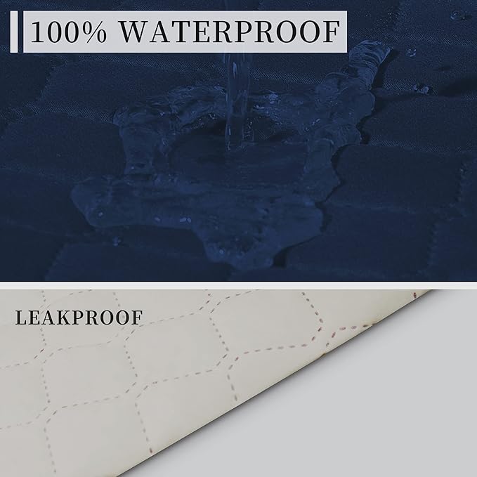 ISSUNTEX Double Protection 100% Waterproof Loveseat Sofa Covers - Image 3