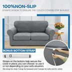 XINEAGE 2026 New 4 Pieces Extra Large Couch Covers - Image 5