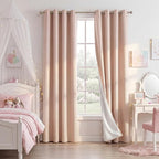 NICETOWN 100% Absolutely Blackout Linen Curtains by NICETOWN