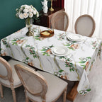Zobesta Vinyl Tablecloth Rectangular 86x55 PVC Table Cloth Plastic Outdoor